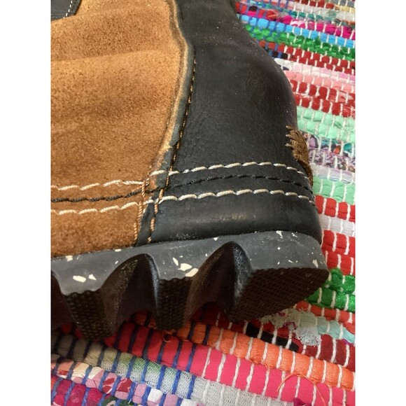 SOREL CATE THE GREAT WEDGE Chestnut Brown Waterproof LACE UP Women's Boots Sz 9 - Picture 9 of 16